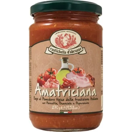 Sugo amatriciana 270gr 'Rustichella d' Abruzzo' / Tomaatsaus