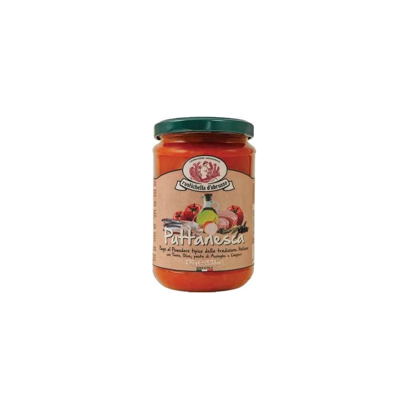 Sugo alla puttanesca 270gr 'Rustichella d'Abruzzo' / Tomaatsaus