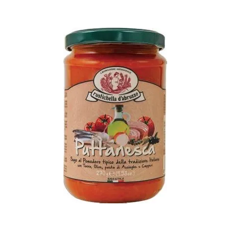 Sugo alla puttanesca 270gr 'Rustichella d'Abruzzo' / Tomaatsaus