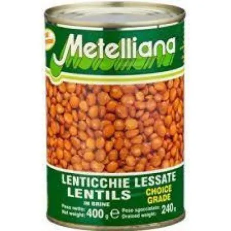 Lenticchie lessate 24x400gr / Linzen