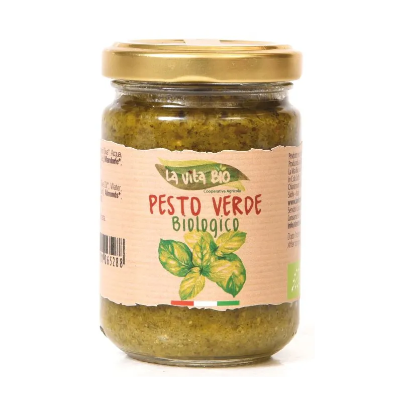 Pesto verde 130gr biologico 'La Vita Bio'