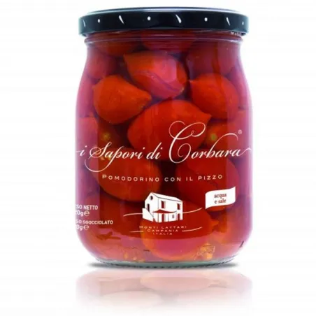 Pomodorini di Corbara in Acqua e Sale 12 x 520gr / Tomaat in Water en Zout