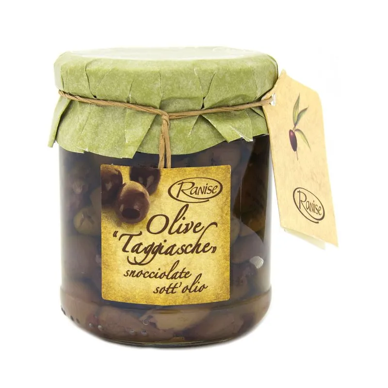 Olive Denocciolate Taggiasche in olio extra vergine 180gr
