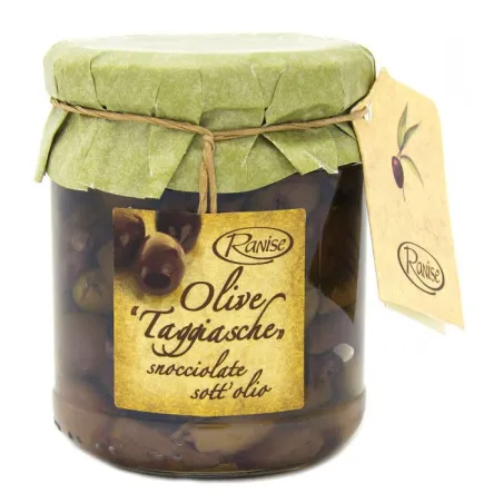 Olive Denocciolate Taggiasche in olio extra vergine 180gr