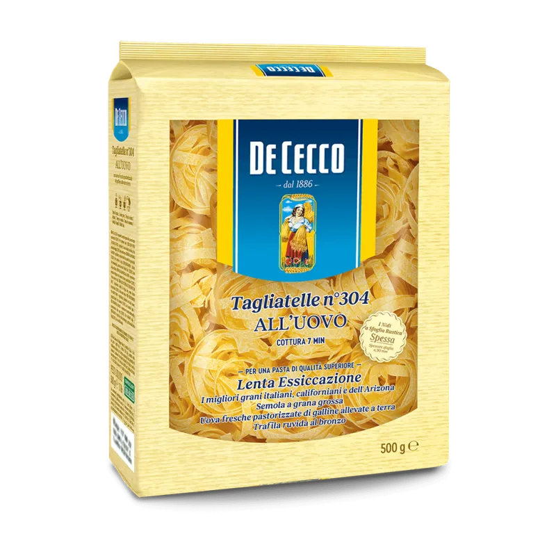 Tagliatelle all' uovo 'de Cecco' 12 x 250gr