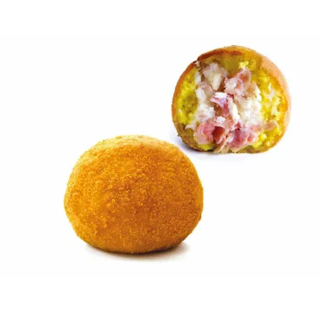 TOP QUALITY - Arancino al Prosciutto Mozzarella 30 x 220gr / Ham Mozzarella Handgemaakt