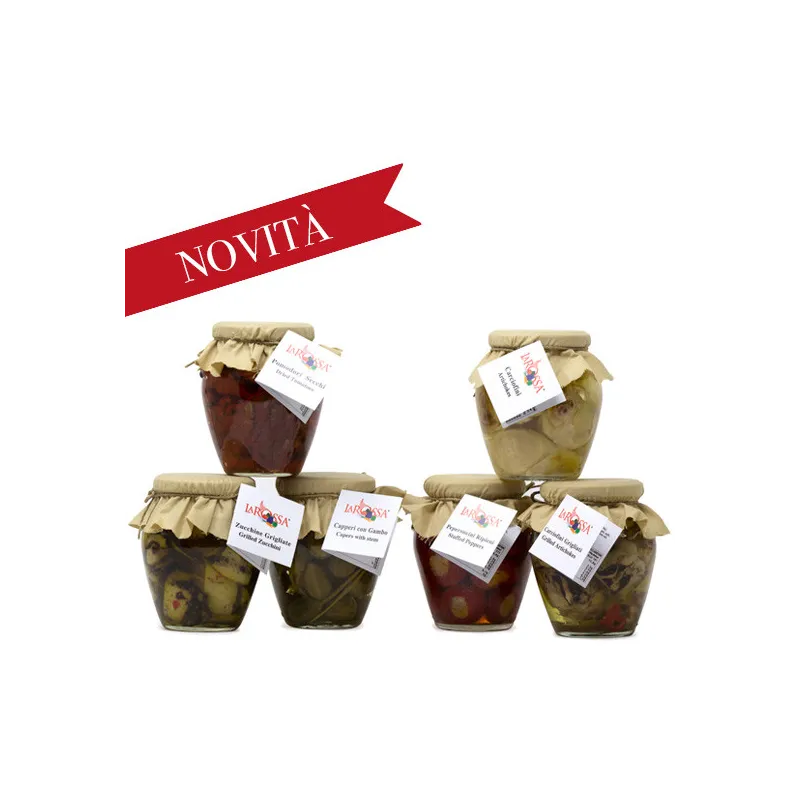 Capperi Con Gambo Orcio 'La Rossa' 290 gr / Kapperappeltjes