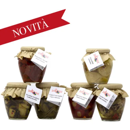 Capperi Con Gambo Orcio 'La Rossa' 290 gr / Kapperappeltjes