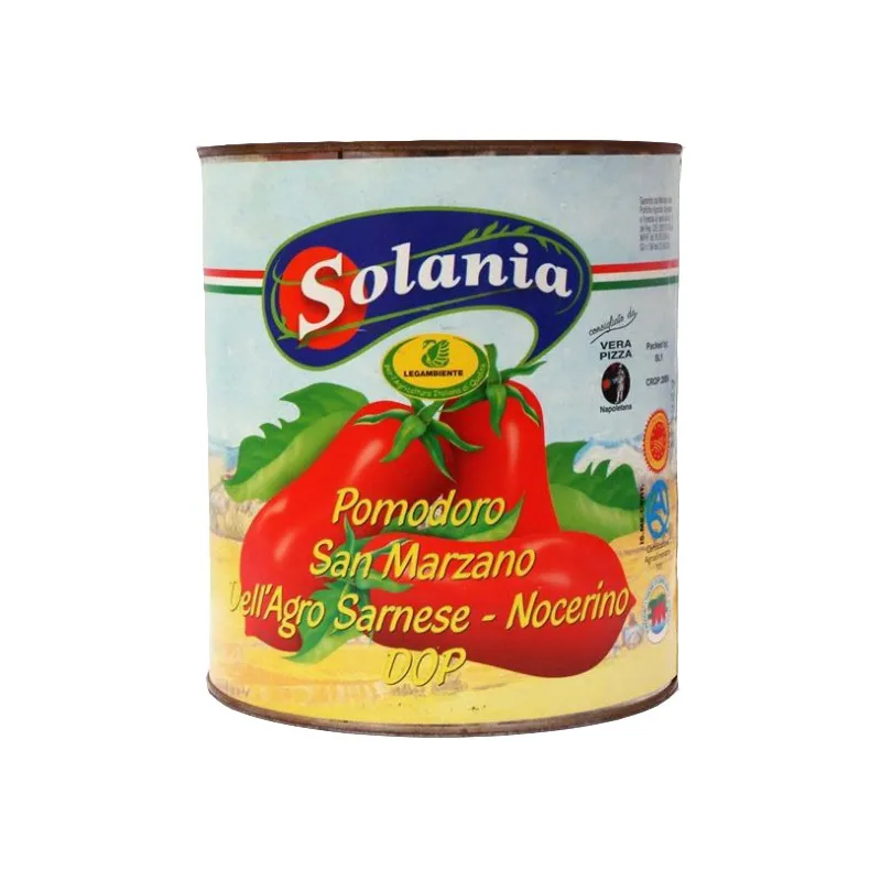 Pomodoro Pelati S. Marzano Agro Nocerino Sarnese Dop 6 x 3 kg / Gepelde Tomaat