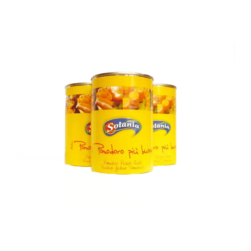 Pomodori Pelati Gialli 24 x 500gr / Gepelde Gele Tomaten