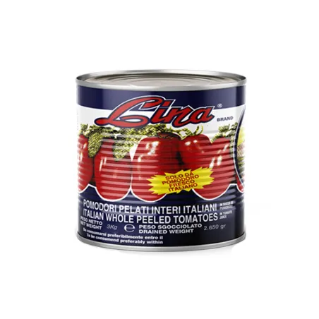 Pomodori Pelati 'Excellent' 6 x 2.5 Kg 'Lina Brand'