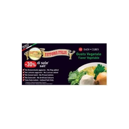 Dado vegetale  12 x 110gr 'Linea Top' / Groente Bouillonblokje