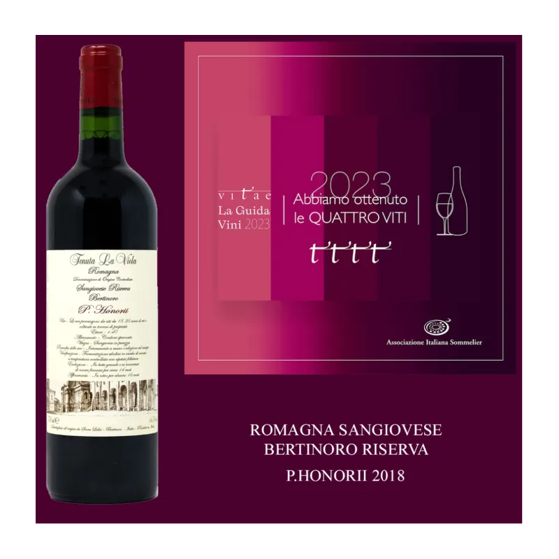 Romagna Sangiovese Riserva Doc 'P. Honorii'15%  0.75lt
