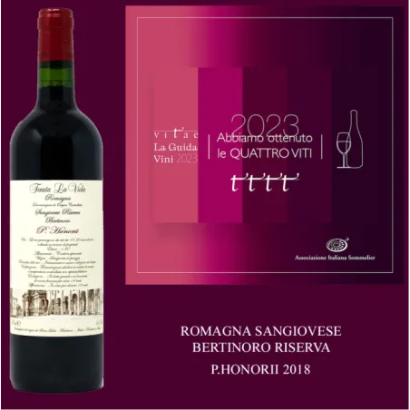 Romagna Sangiovese Riserva Doc 'P. Honorii'15%  0.75lt