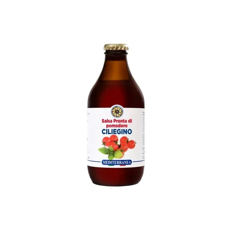 Salsa pronta di Pomodoro Ciliegino al Basilico 330ml / Kerstomaatsaus met Basilicum