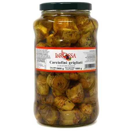 Carciofi grigliati all'olio 'La Rossa' 3100 ml / Gegrilde Artisjokken in Olie