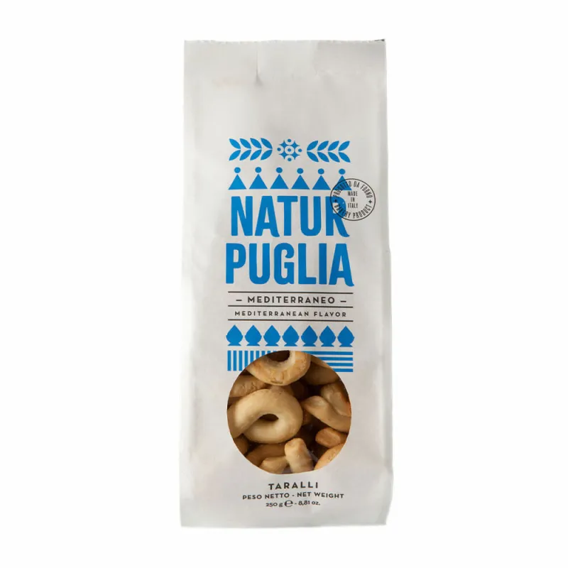 Taralli Mediterranei 12 x 250gr / Mediterraanse