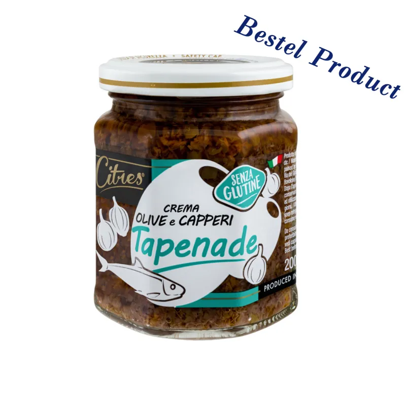 Crema Spalmabile Olive e Capperi 6 x 200 gr / Olijven en Kappertjes Tapenade