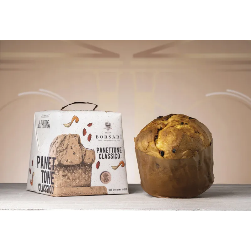 Panettone classico alto astucciato 12 x 1000gr cod. 3585