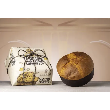 Panettone Crema Limoncello incartato a mano 6 x 1000gr cod. 3043