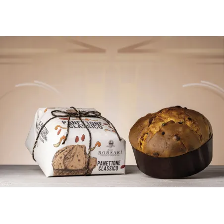 Panettone Classico Basso Incartato Rustico 6 x 1000gr cod. 3171