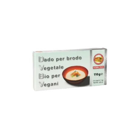 Dado Vegetale Bio Vegano 12 X 110gr ' Linea Top' / Groenten Bouillonblokje Vegaan