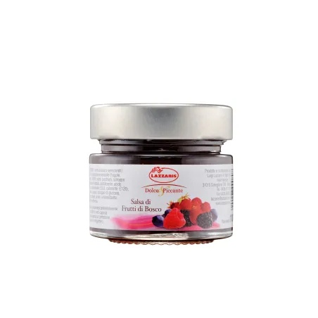 Salsa di Frutti di Bosco Dolce & Piccante 6 x 120 gr / Bosvruchtensaus Zoet & Pittig