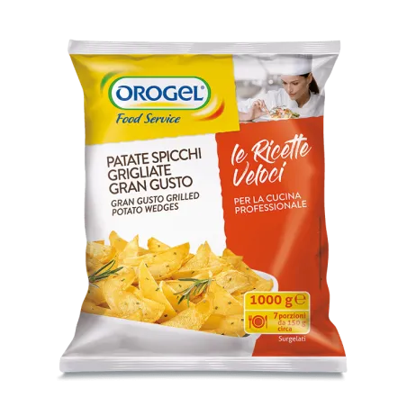 Patate spicchi grigliate saporite 1kg Orogel