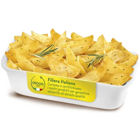 Patate spicchi grigliate saporite 1kg Orogel