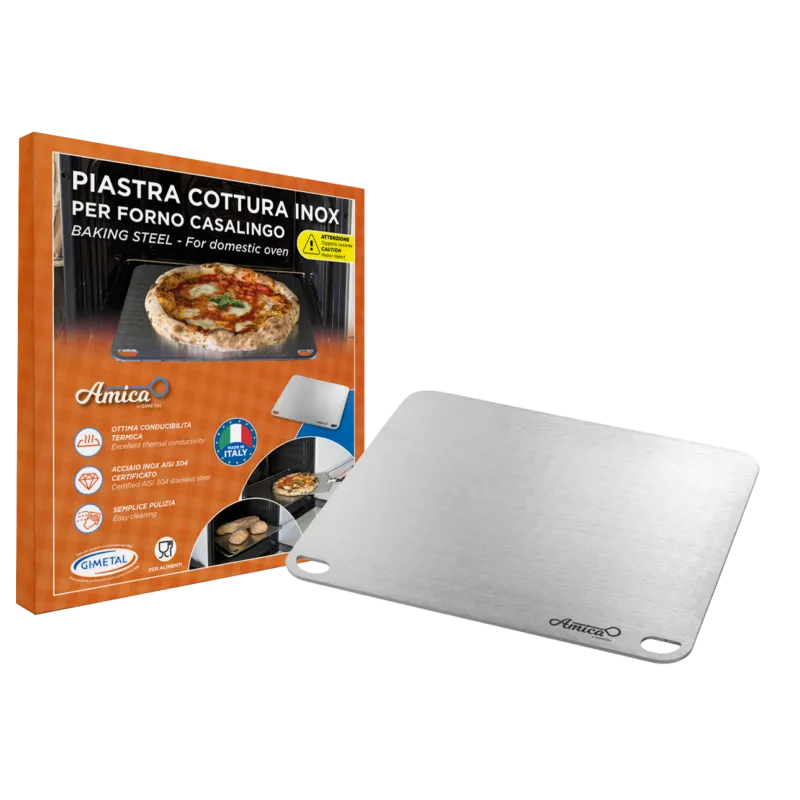 Piastra Per Pizza 40 x 35 cm PIASTRA4035 / Kookplaat