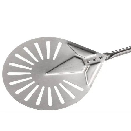 Palettino Pizza Inox Forato 23 cm I-23F / Draaischep