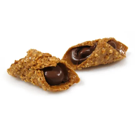 Cannoli Croccanti Arachidi al Cioccolato 30 Stuks / Pinda's Chocolade
