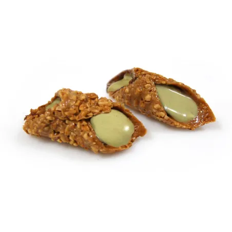 Cannoli Croccanti Arachidi al Pistacchio 30 Stuks / Pinda's Pistache