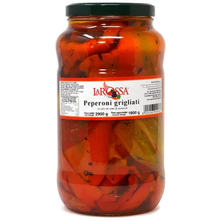 Peperoni Grigliati in Olio "La Rossa" gr 2900 / Paprikas in Olie
