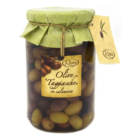 Olive Taggiasche in salamoia 220gr / Olijven