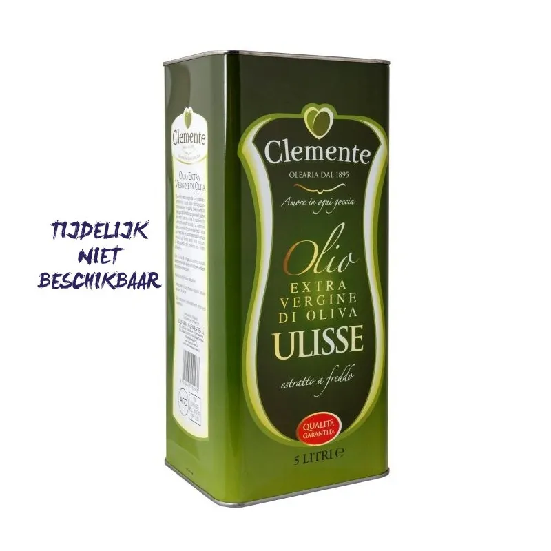 Olio extra Vergine Ulisse 5lt 'Clemente' / Olijfolie