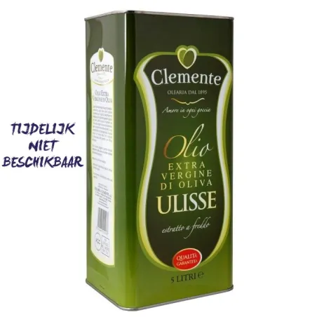 Olio extra Vergine Ulisse 5lt 'Clemente' / Olijfolie
