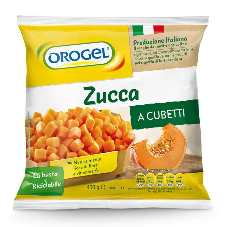 Zucca a cubetti grigliata 1 kg