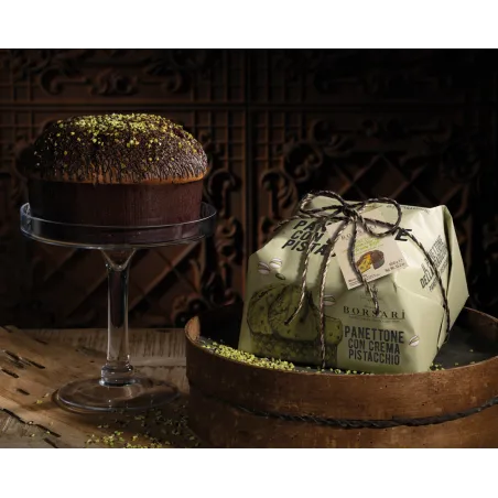 Panettone Con Pistacchio di Bronte 6 X 1kg  Cod. 3350