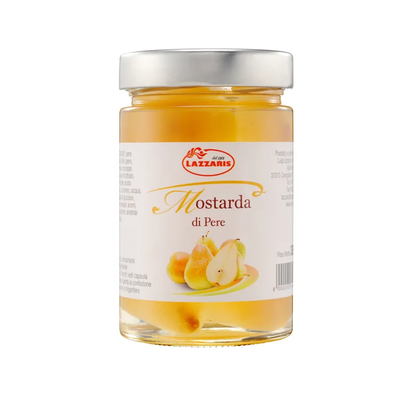 Mostarda di pere 370gr ' Lazzaris' / Peren Mosterd