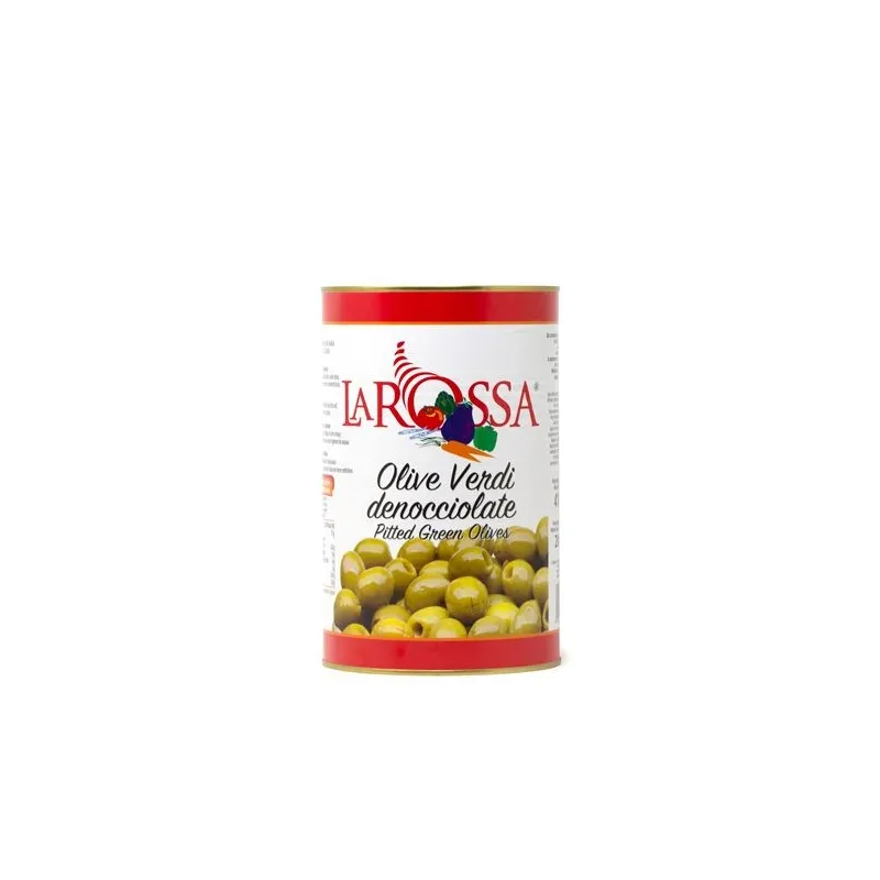 Olive Verdi Denocciolate 'La Rossa' 4100ml / Ontpitte Groene Olijven