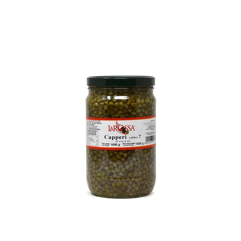 Capperi in Aceto di Vino 1600gr / Kappertjes in Wijn Azijn