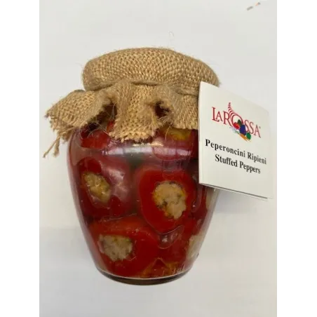 Peperoncini Con Tonno Orcio 'La Rossa' 290 gr / Gevulde Pepertjes met Tonijn