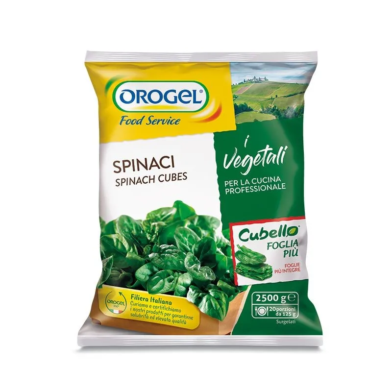 Spinaci in Foglia Orogel 2.5 kg