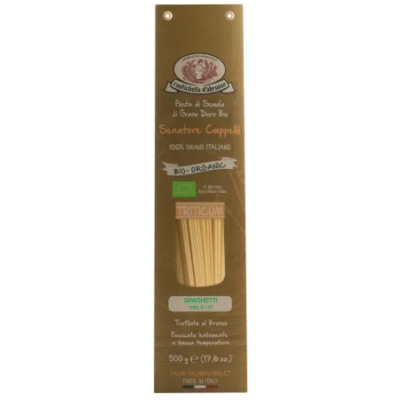 Spaghetti Bio Senatore Cappelli 500gr 'Rustichella D'Abruzzo'