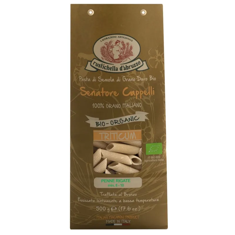 Penne rigate Bio Senatore Cappell 500gr 'Rustichella d'Abbruzzo'