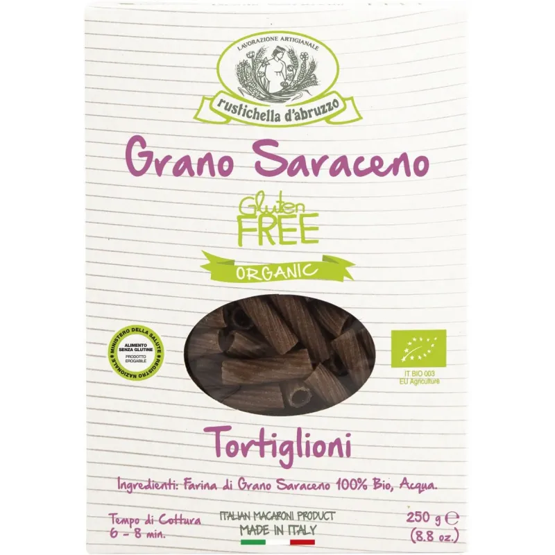 Tortiglioni al Gr Saraceno Box 250gr Gluten Free