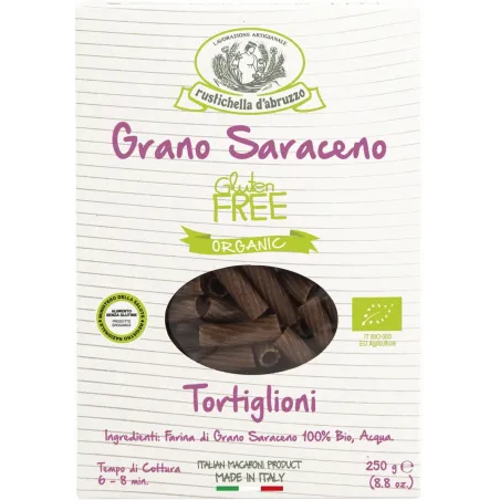 Tortiglioni al Gr Saraceno Box 250gr Gluten Free