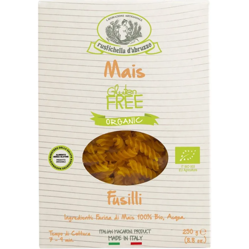 Fusillotti Mais Bio Box 250 gr 'Rustichella d' Abruzzo'