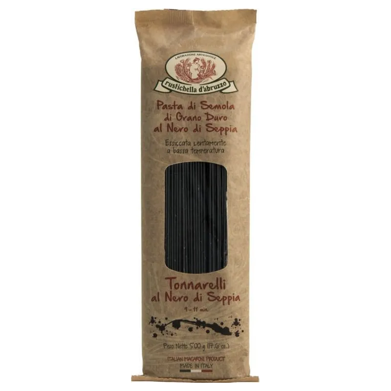 Tonnarelli al nero di Seppia 500gr 'Rustichella d' Abruzzo'
